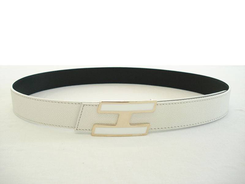 Hermes Belt H2 white
